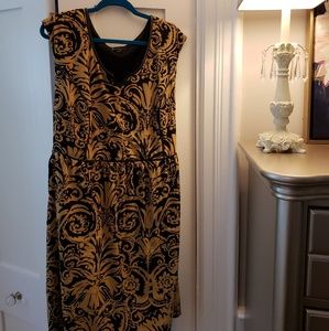 Size 22-24 Black and gold dress